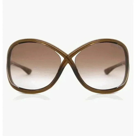 Tom Ford Sunglasses - Whitney Transparent Dark Brown